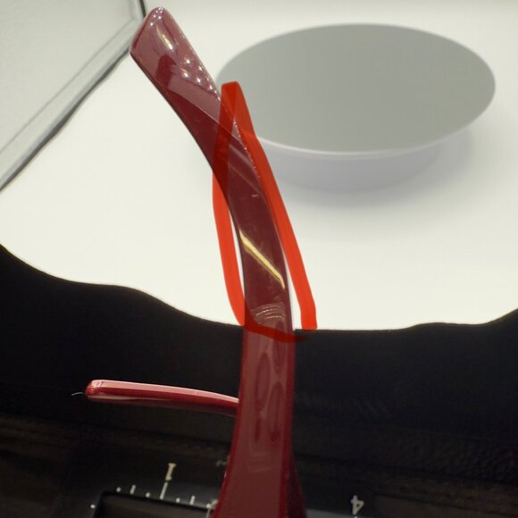 Prada Eyeglasses Frames CPR 10 W 2AU-1O1 Tortoise Red Square Full Rim 54-17-140 - Picture 11 of 11